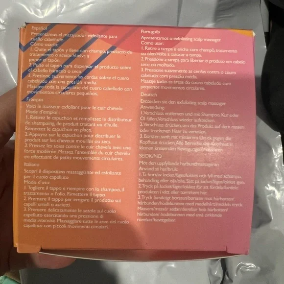 Wet Brush exfoliating scalp massager blue new NIB - Picture 6 of 6